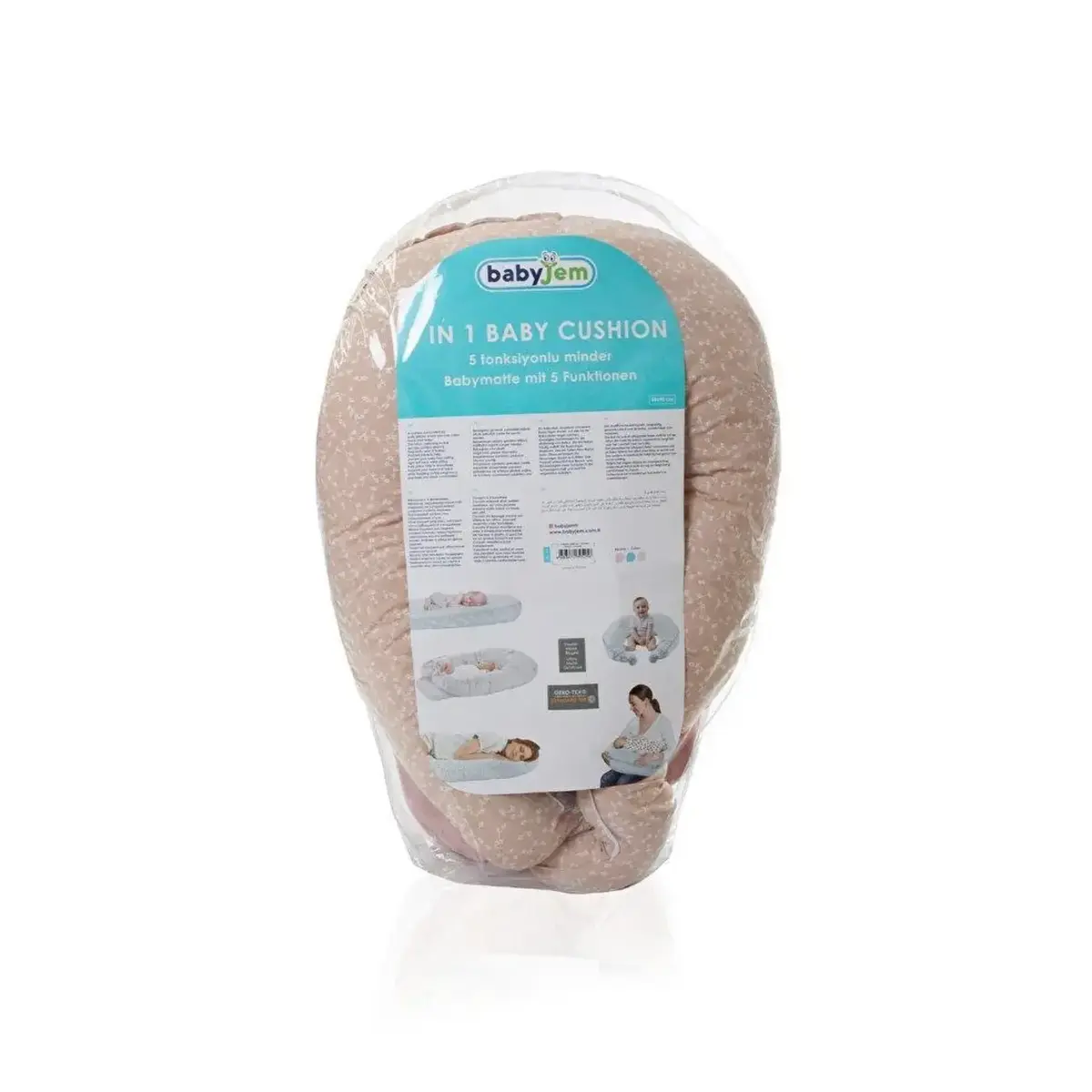 Babyjem 5 Fonksiyonlu Minder Somon Çiçek