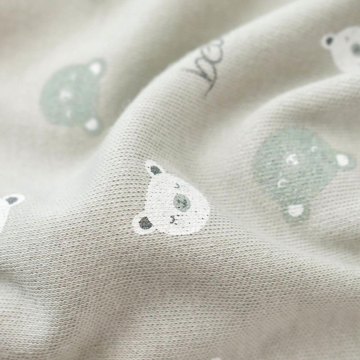 Bibaby Organik Body Hug Me Bear Yeşil