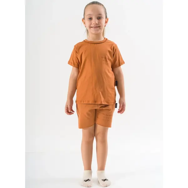 Moi Noi 2li Takım Şortlu Basic Tarçın
