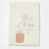 Bibaby Organik Battaniye Teach Me Kırmızı - Kahverengi - Mint