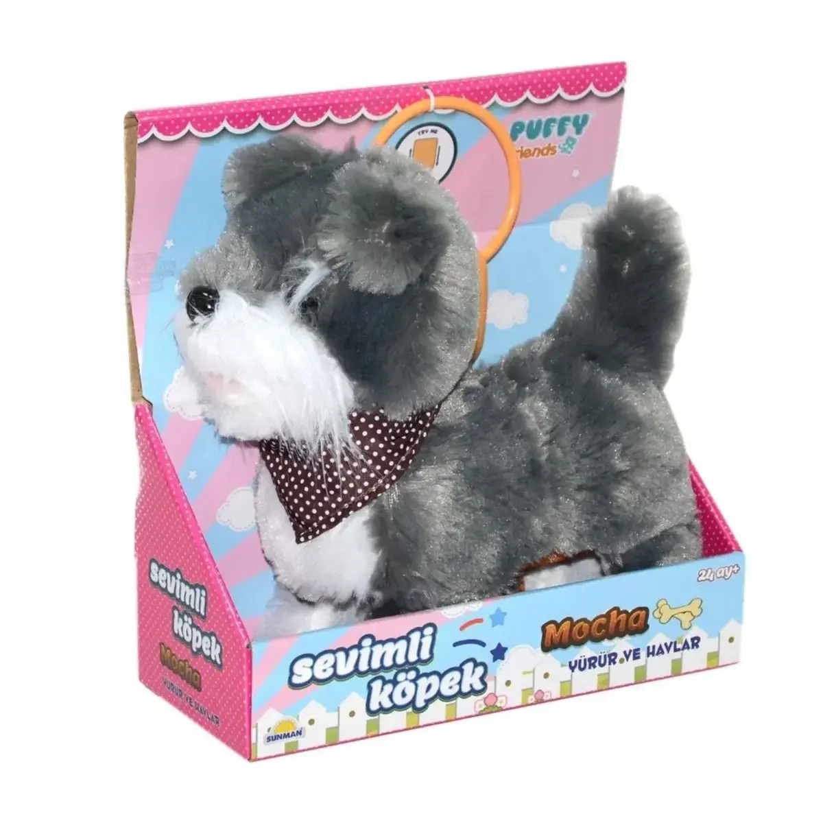 Sevimli Peluş Köpek Mocha