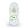 Nuk Nature Sense Isı Göstergeli Cam Biberon 240 ml Yeşil