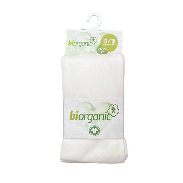 Bibaby Organik Çorap Külotlu Basic Dark Ekru