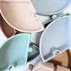 Oioi Yemek Seti Tabak Kaşık Önlük Powder Grey