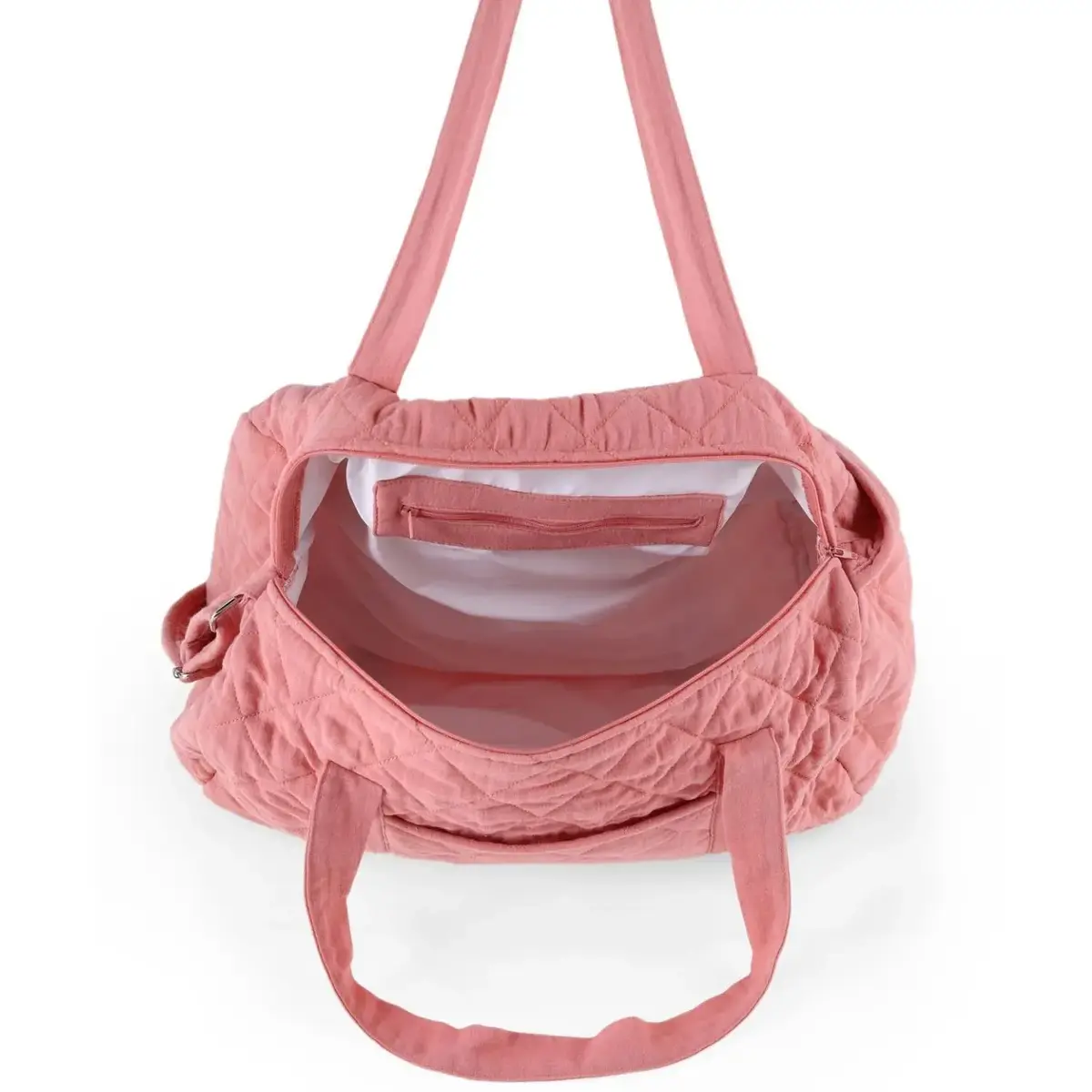 Funna Baby Coral Muslin Seyahat Çantası Yavru Ağzı 