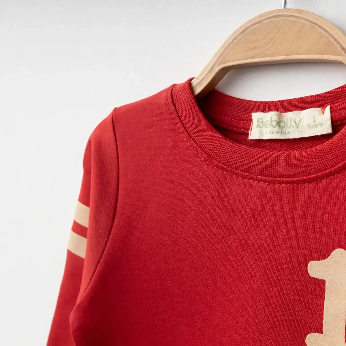 Bebolly Sweatshirt 1952 Baskılı Kırmızı