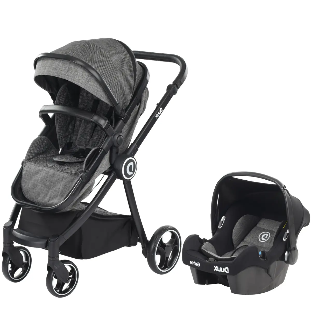 Duux Gator Travel Sistem Bebek Arabası Anthracite