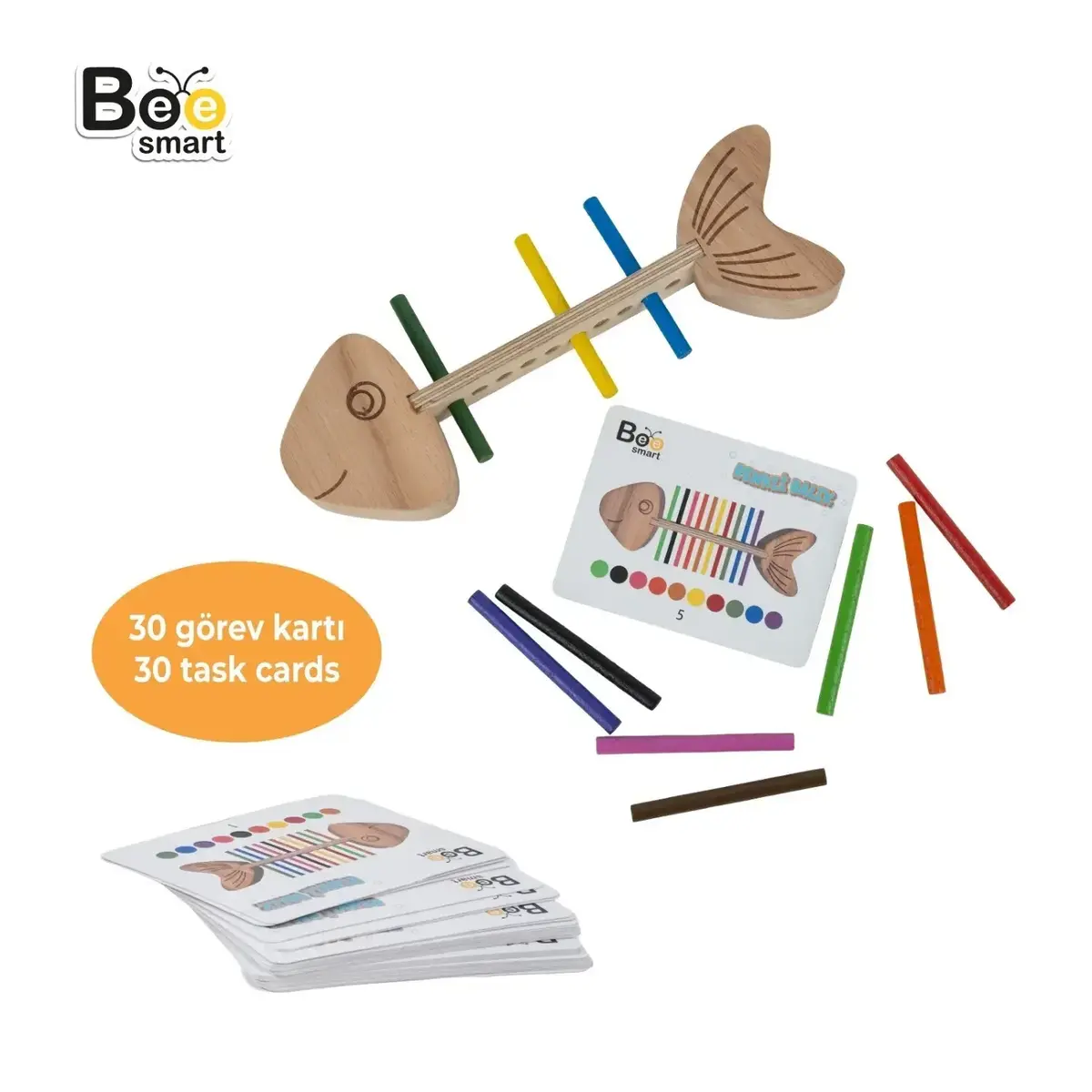 Bee Smart Renkli Balık