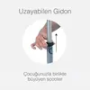 SmarTrike T1 3’ü 1 Arada Oturaklı ve Çantalı Çocuk Scooterı- Blue