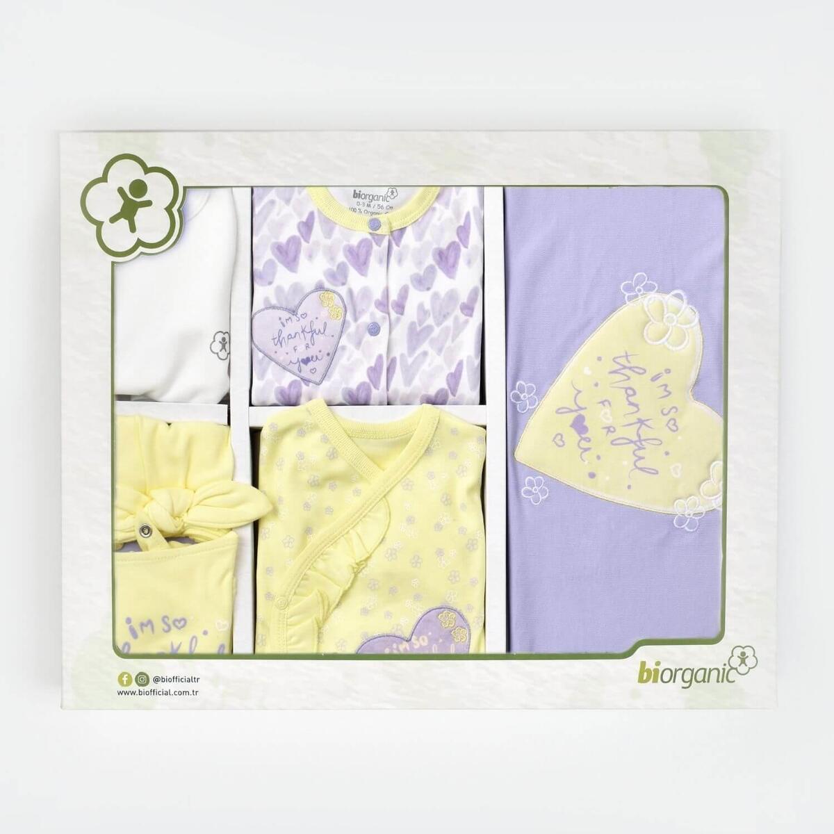 Bibaby Hastane Çıkışı 10lu Organik Love You Yellow Lavender