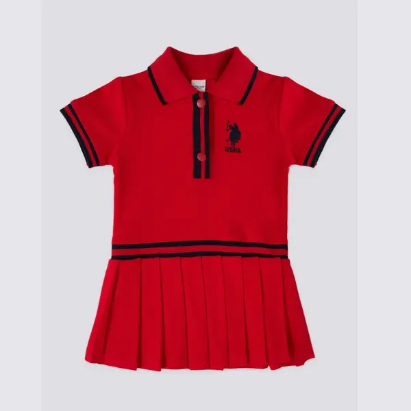 U.S. Polo Elbise Kırmızı