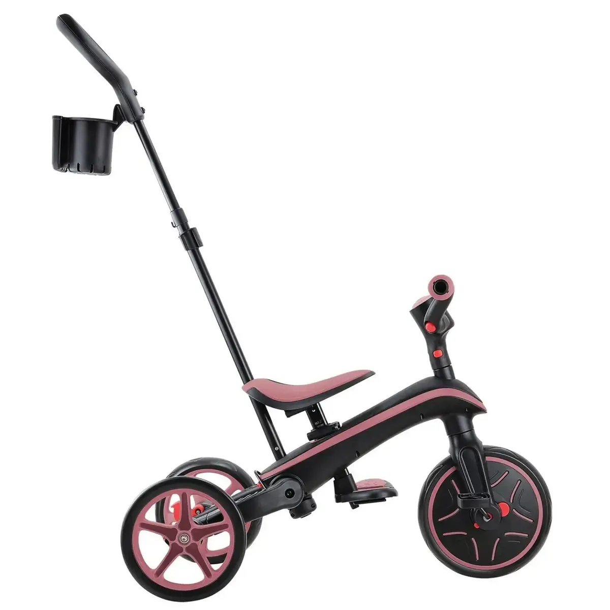 Globber Explorer 4in1 Katlanabilir Bisiklet - Koyu Pastel Pembe