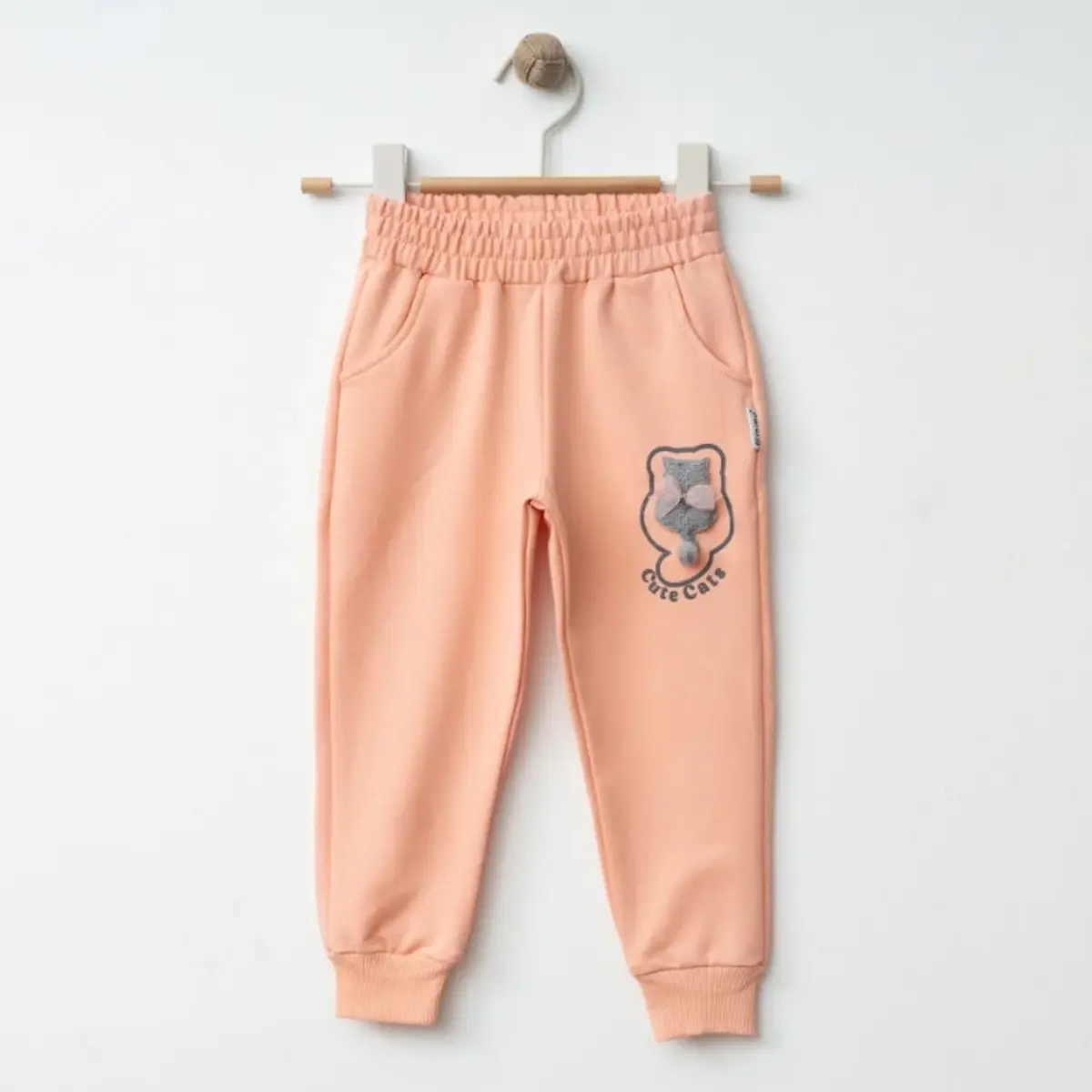 Winimo Eşofman Altı Kedi Aksesuarlı Pudra Winimo Eşofman Altı Kedi Aksesuarlı Pudra