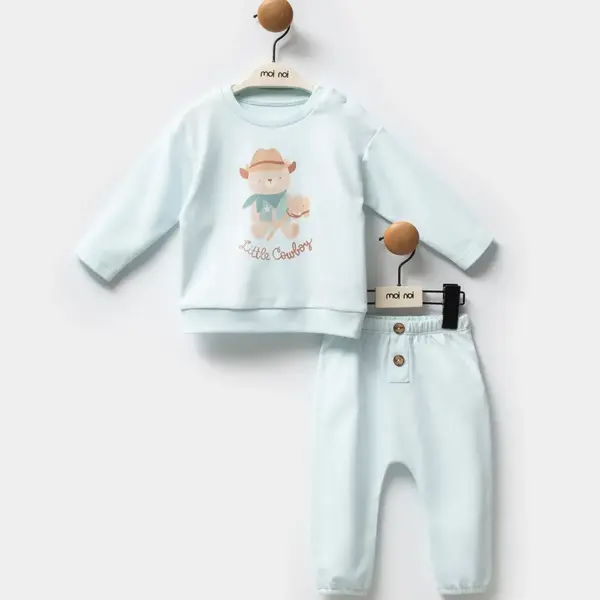 Moi Noi 2li Takım Palmiye Mavi