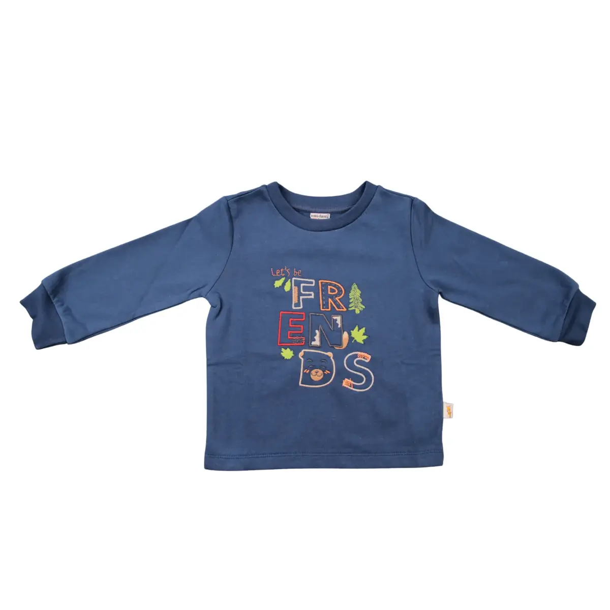 Mini Damla Sweatshirt Friend İndigo Mini Damla Sweatshirt Friend İndigo