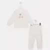Ella Bonna Pijama Takımı Ekru