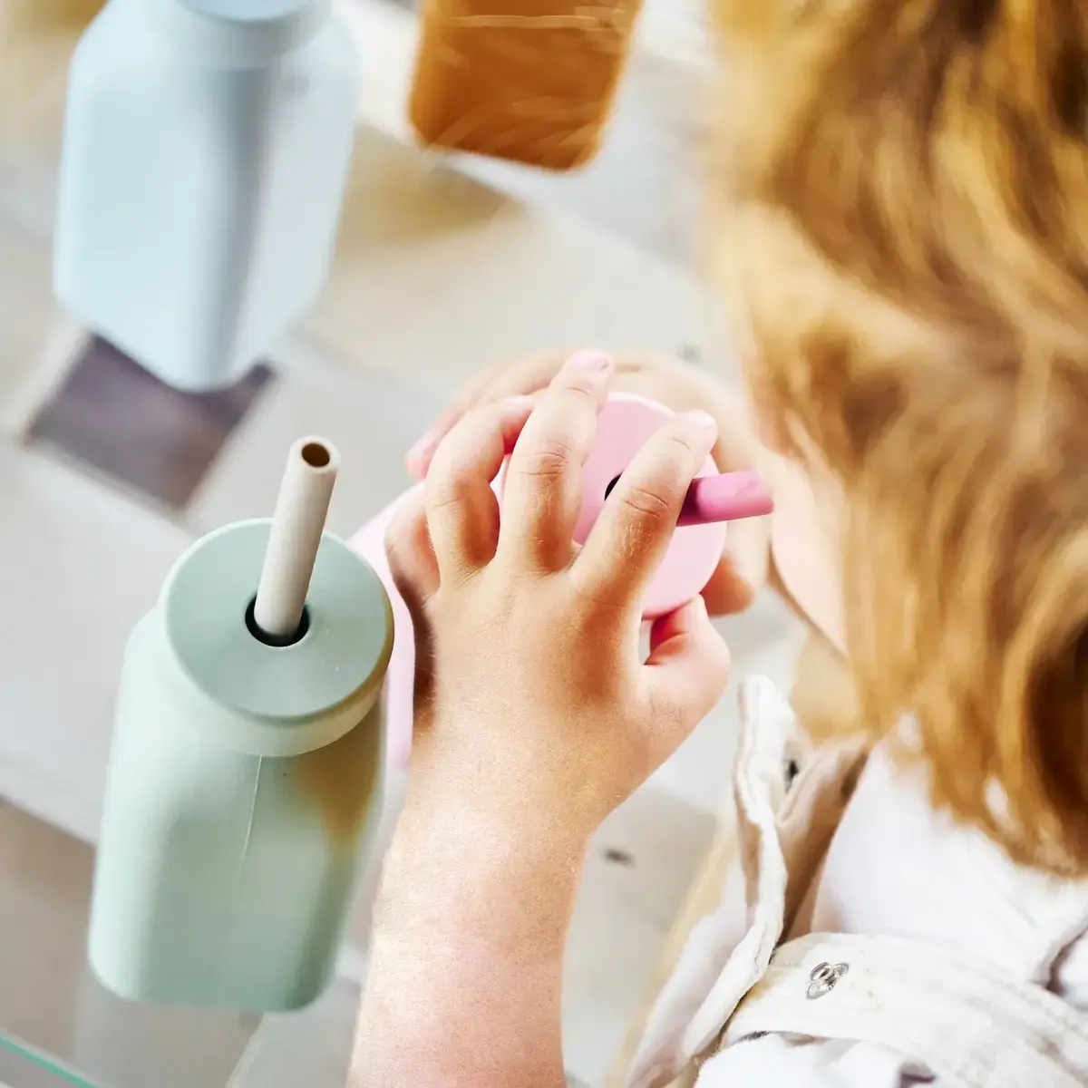 OiOi Porsiyon Vakumlu Mama Tabağı Bubble Beige