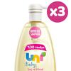 Uni Baby Şeffaf Bebek Şampuanı 900 ml x 3 Adet
