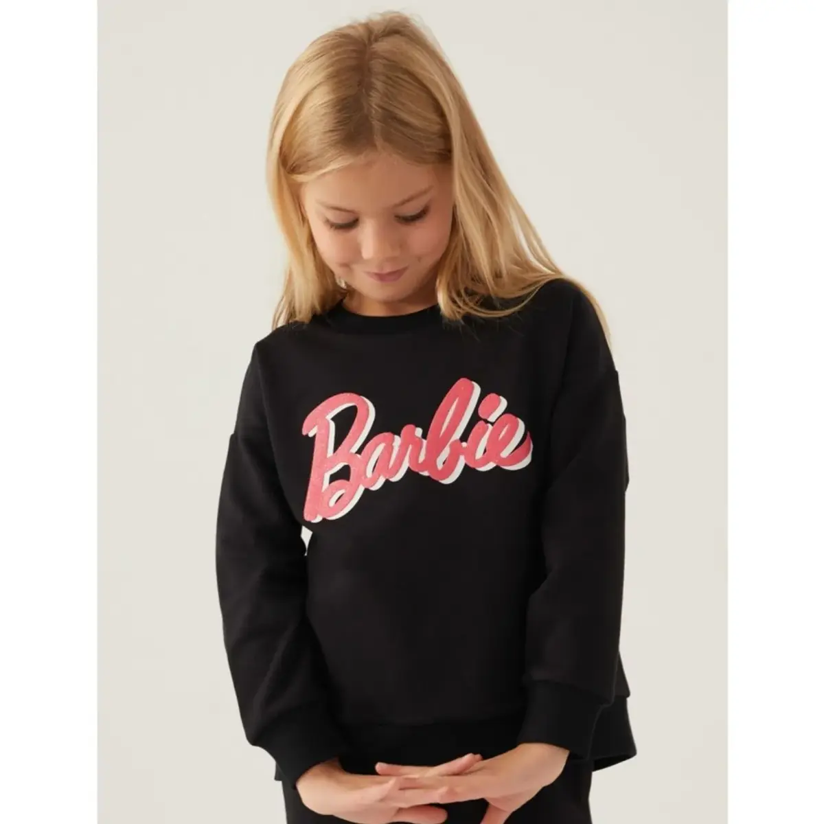 Barbie Sweatshirt Siyah Barbie Sweatshirt Siyah