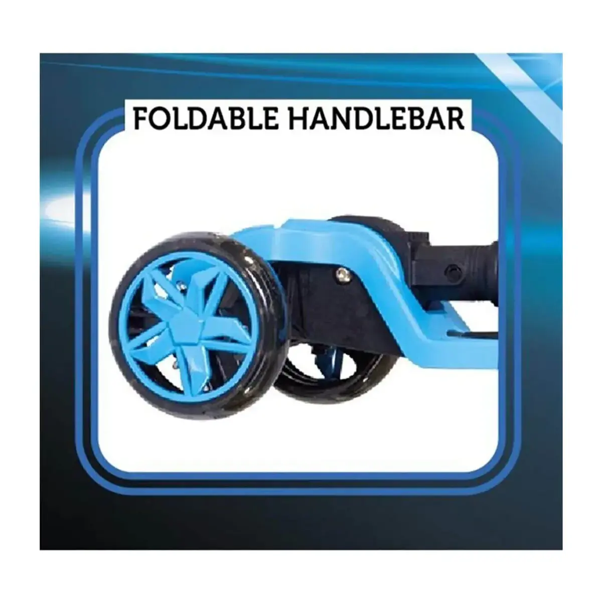 Cool Wheels Tulpar Işıklı Katlanır Scooter Mavi