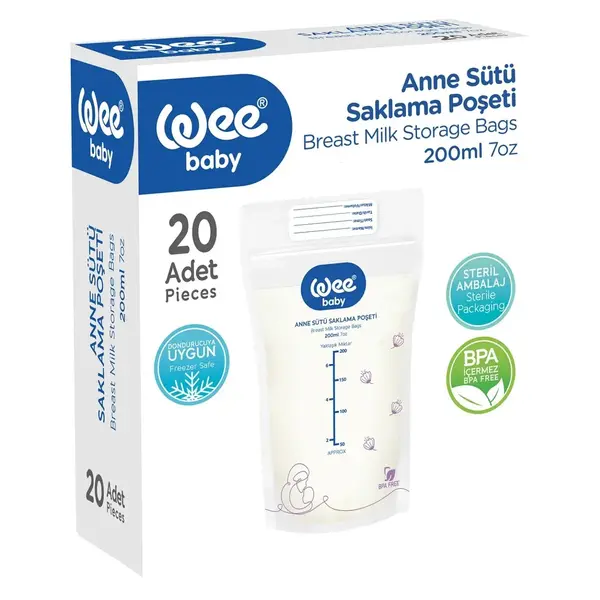 Wee Baby Anne Sütü Saklama Poşeti 20li