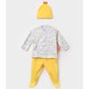 Bibaby Zıbın Takımı 3lü Chick And Chick Sarı - Kar Melanj