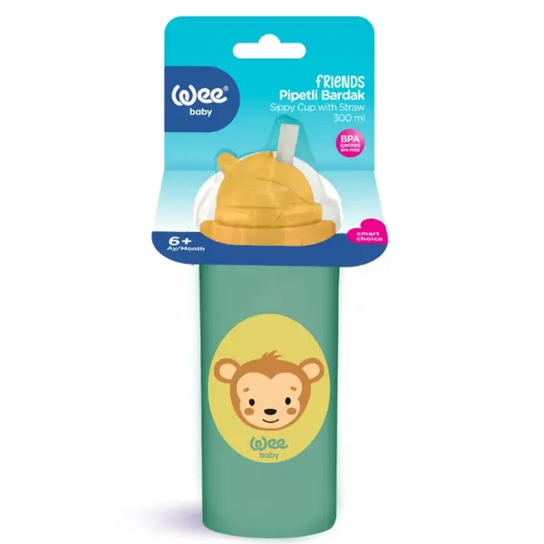 Wee Baby Friends Pipetli Bardak 300 ml