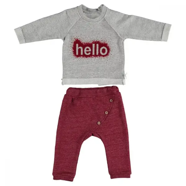 Bibaby 2li Takım Hello Bordo