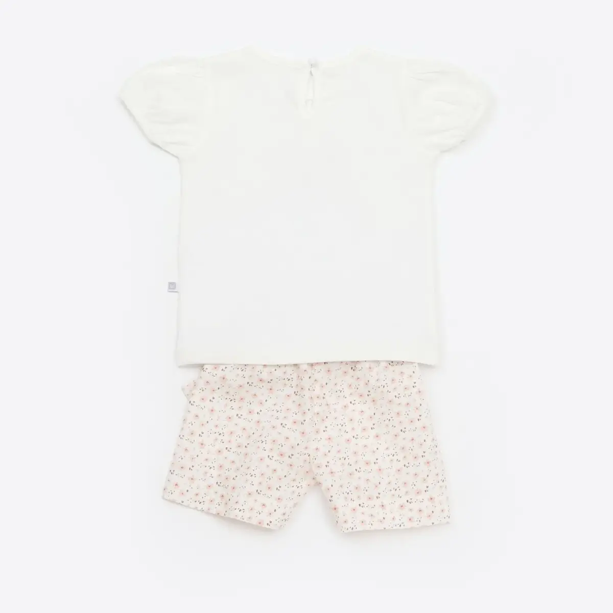 Bibaby 2li Takım Şortlu Cute Elephant Pembe