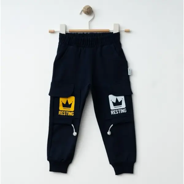 Winimo Eşofman Altı Resting Baskılı Lacivert