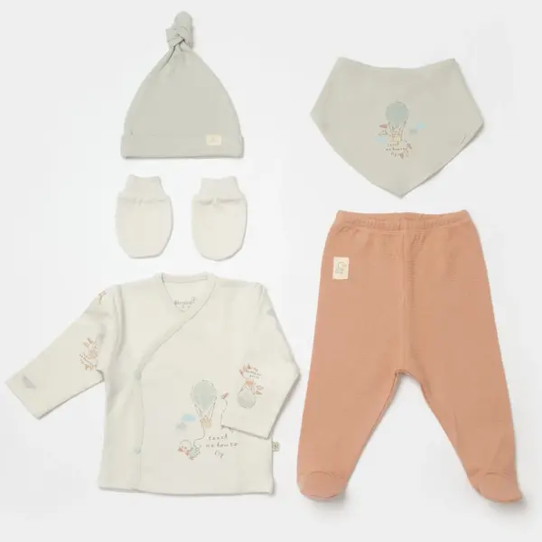 Bibaby Hastane Çıkışı 5li Bimini Teach Me Kırmızı - Kahverengi - Mint