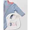 Bibaby Organik Tulum Takımı Tüllü Wild Flowers Spring Blue