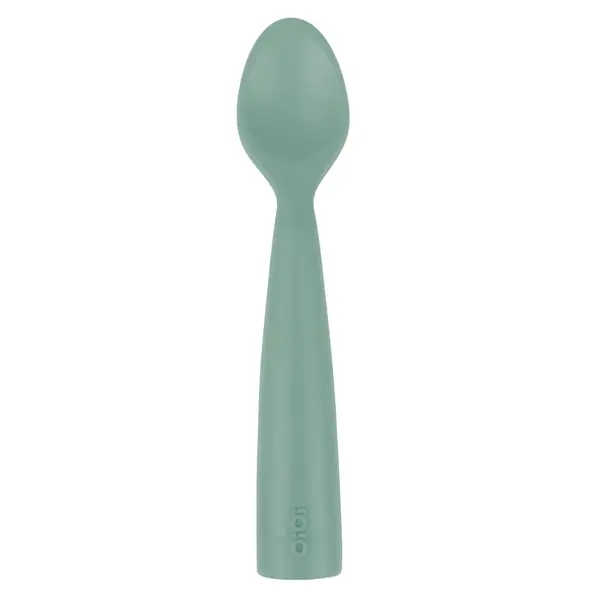 OiOi Nam Nam Silikon Mama Kaşığı 6+ Ay River Green - River Green