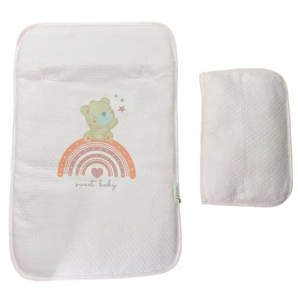 Bibaby Alt Açma Kapitone Sweat Baby Pembe