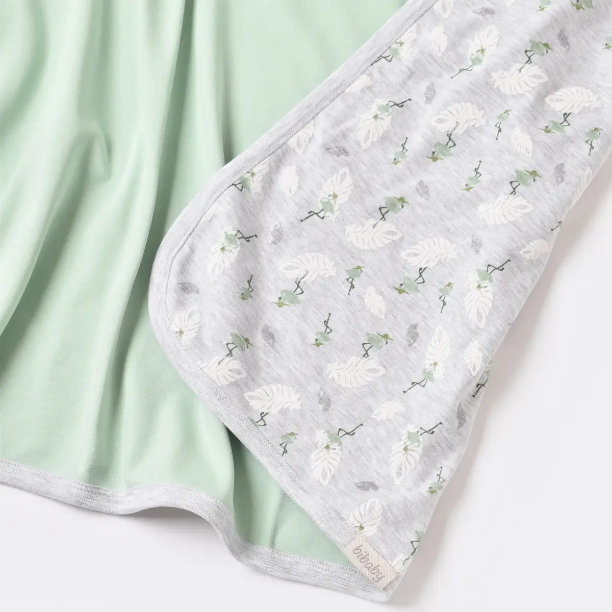 Bibaby Battaniye Baby Flamingo Yeşil