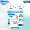 Molfix Premium Bebek Bezi 3 Beden Midi 94lü Ultra Fırsat Paketi