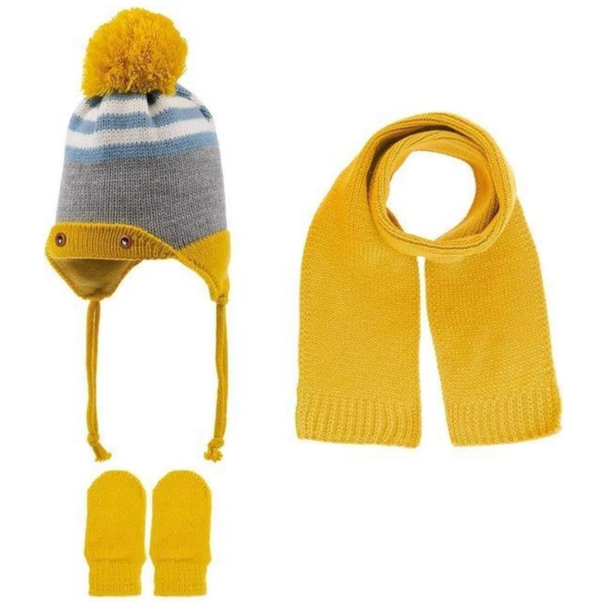 Kitti Atkı Bere Eldiven Takım Sarı Kitti Atkı Bere Eldiven Takım Sarı