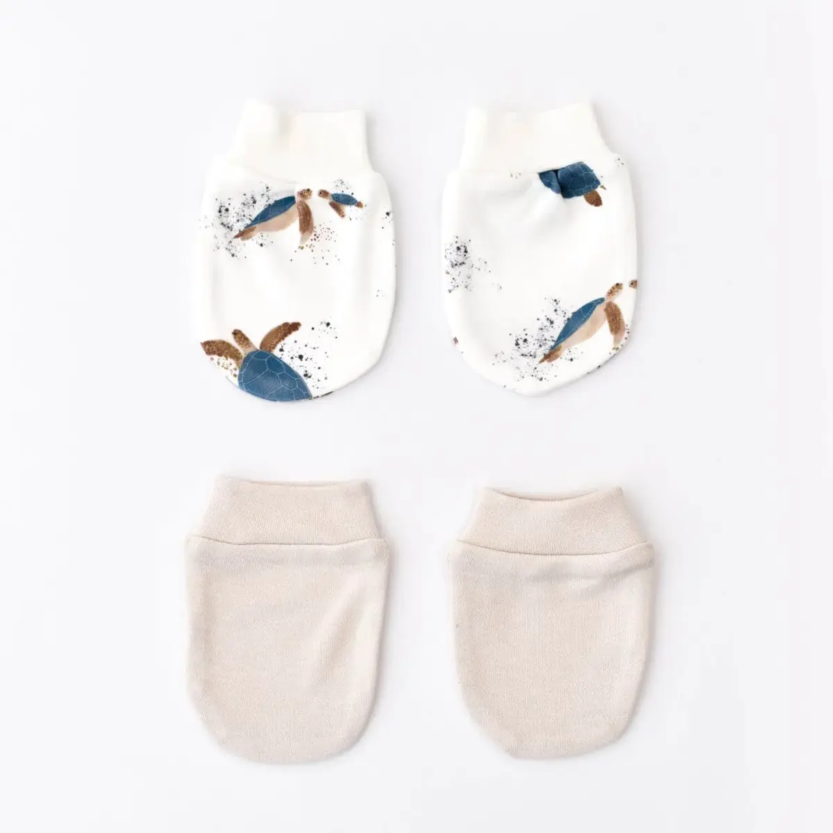 Bibaby Organik Eldiven 2li Caretta In Live Taş Bibaby Organik Eldiven 2li Caretta In Live Taş