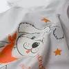 Bibaby 2Li Takım Şortlu Bow Dog Beyaz