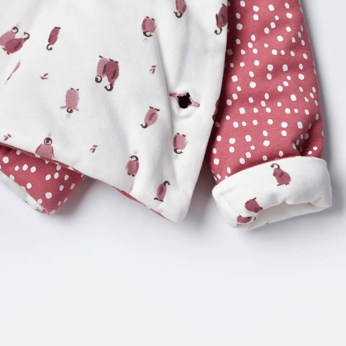 Bibaby Organik Hırka Little Love Rose Dry