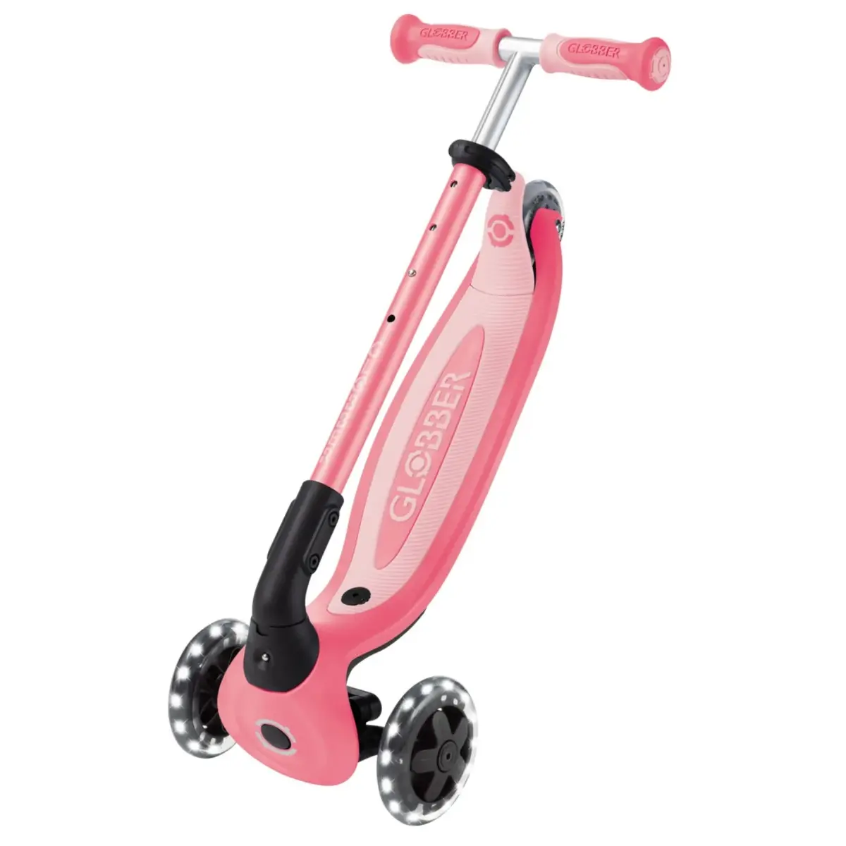 Globber Go Up Baby 360 Işıklı Scooter - Koyu Pastel Pembe