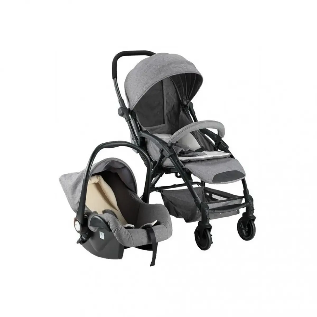 Babyhope Lavida Plus Travel Sistem Bebek Arabası Gri