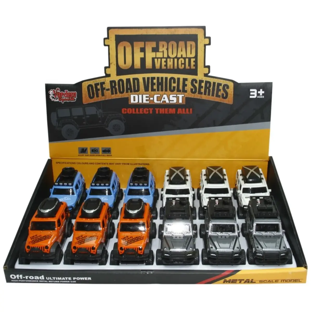 Vardem Çek Bırak 1:36 Metal Spor Jeep