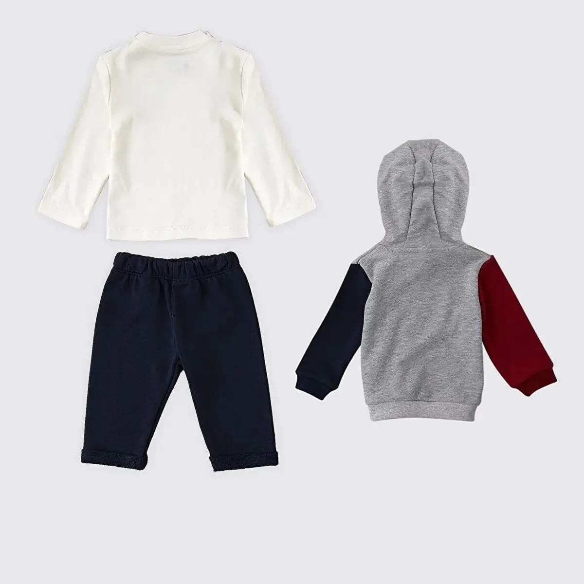 U.S. Polo 3lü Takım Gri Melanj