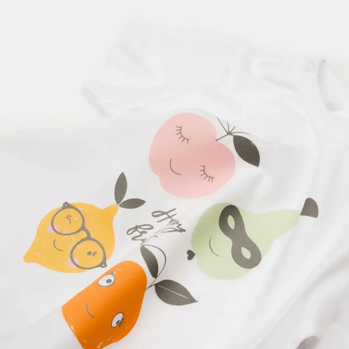 Bibaby T-Shirt Bimini The Fruit Beyaz