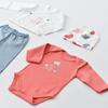 Bibaby Organik Zıbın Takımı Wild Flowers Prematüre Spring Blue