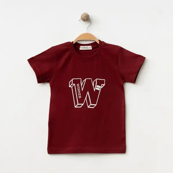 Winimo T-Shirt W Baskılı Bordo