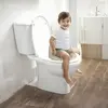 Dolu Nuve Tuvalet Eğitim Koltuğu Yüksek Sırtlık Bej