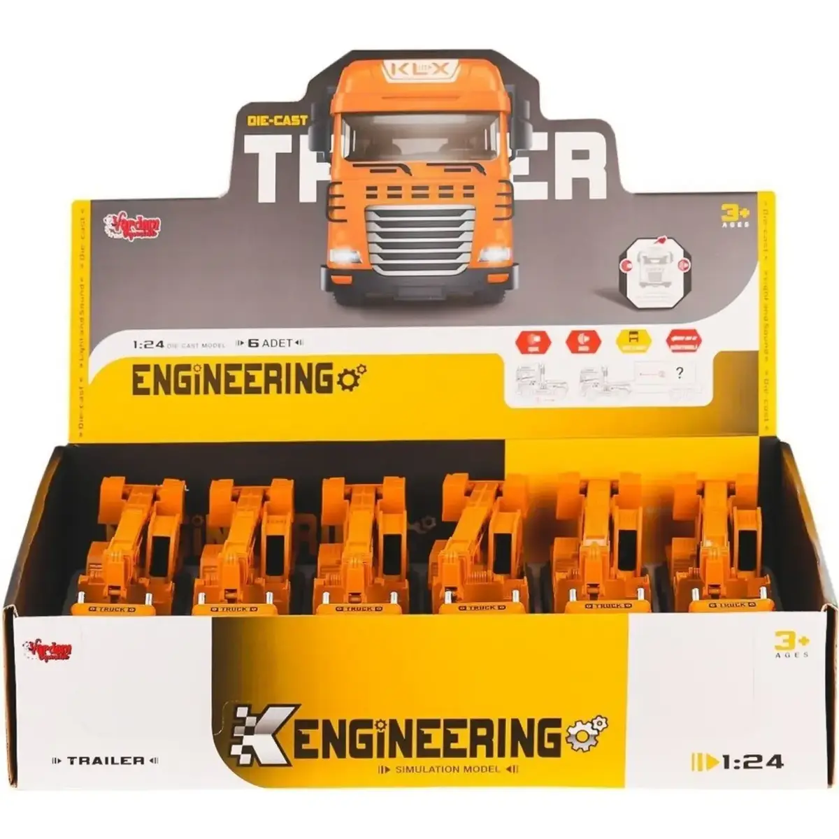 Vardem Sürtmeli Işıklı Müzikli Vinç Tır 1:24