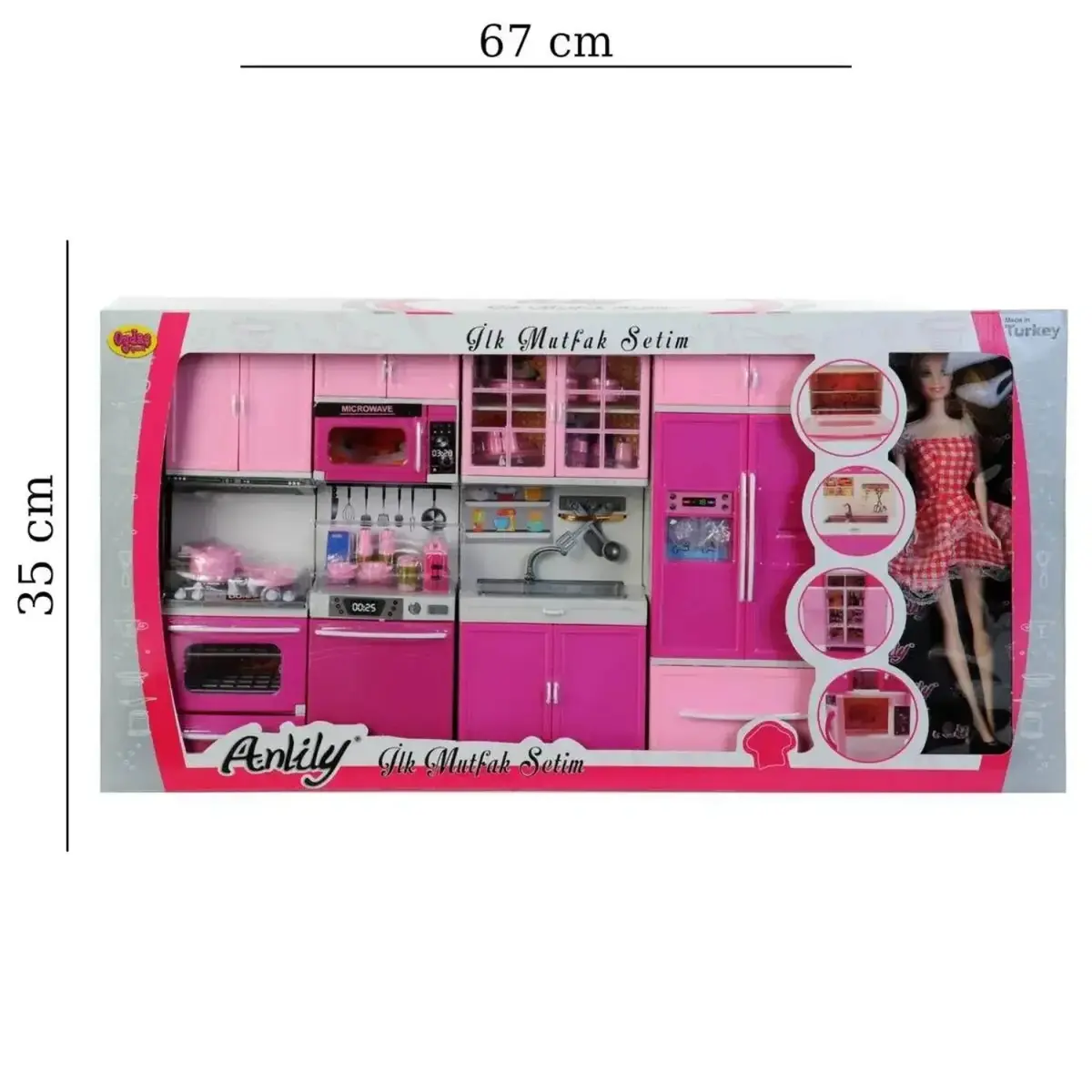 Anlily Bebekli İlk Mutfak Setim 4lü